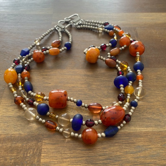 R.J. Graziano Multi-Strand Necklace with Colorful Beads - Picture 3 of 11